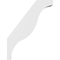 Ekena Millwork 4-in. W x 20-in. D x 26-in. H Funston Architectural Grade PVC Knee Brace BRCP04X20X26FST - alternate 6